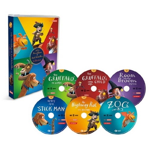 줄리아 도널드슨 BEST DVD 6종 세트 Julia Donaldson(DVD), 스크린에듀케이션