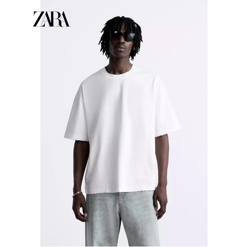 ZARA 자라 디스트로이드 오버핏 반팔티