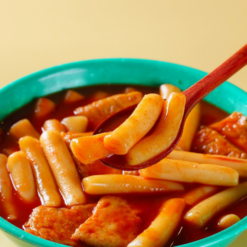 킹정떡볶이 떡볶이 밀키트 밀떡 보통맛, 1개, 530g 선릉역매운떡볶이밀키트