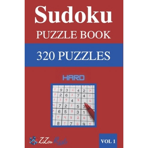 Sudoku Puzzle Book: 320 Hard Sudoku Puzzles with Solutions - VOL1 Paperback, Independently Published, English, 9798593247247