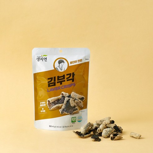 [생자연] 김부각 40g, 1개