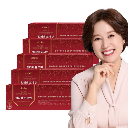 [본사] 휴온스 엘루비 메노락토 올인원 케어 멀티팩 포우먼 30포 5박스