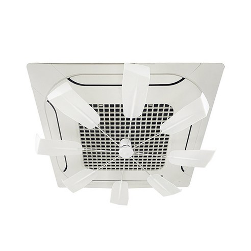 모모누 에어컨실링팬을 특징으로 하는 천장형에어컨바람막이 시스템에어컨 윈드바이저 온풍기 순환 바람개비