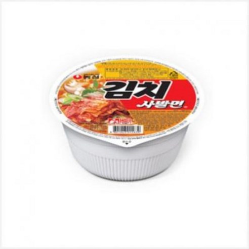 농심 김치 사발면 소컵 86g, 12개