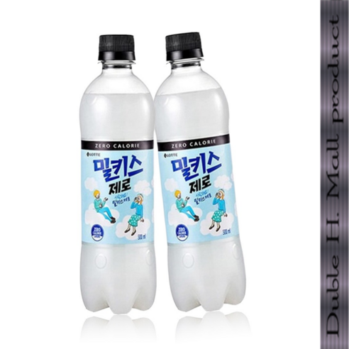 롯데 음료수 밀키스 ZERO 500ml 4개입, 24개