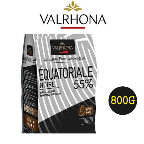 발로나 다크 초콜릿 에콰토리얼 누아 55% 800g(아이스박스 별도) 프랑스산 커버처 다크55% 코코아55%, 800g, 1개 발로나코코아 발로나 다크 초콜릿 에콰토리얼 누아 55% 800g(아이스박스 별도) 프랑스산 커버처 다크55% 코코아55%, 800g, 1개 발로나코코아