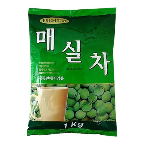대호 매실차 1kg X 3개 자판기용 매실 가루 믹스, 1개입