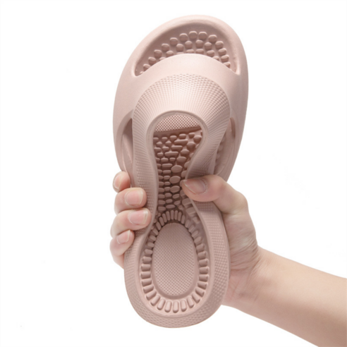 BodycoWe 발 지압 슬리퍼, 핑크빛 발 건강을 되찾다.