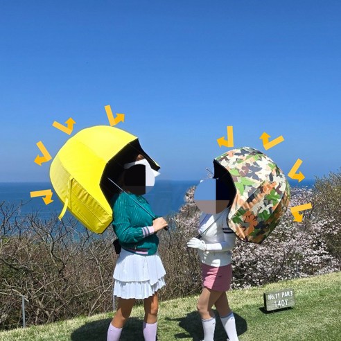 필드 위 스타일과 자외선 차단을 동시에, 나레스트 골프 양산