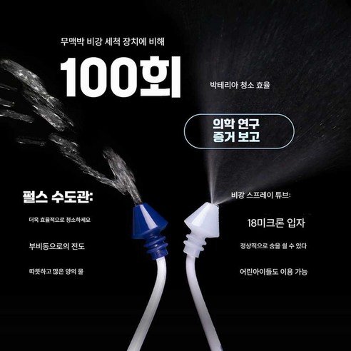 상쾌한 숨결을 위한 혁신적인 솔루션, 전동 코 세척기