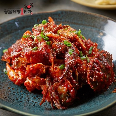 꽃돌게장1번가 양념돌게장, 1kg, 1개 - 양념게장 | 쿠팡