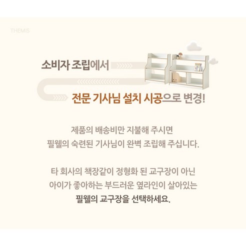 필웰 전문기사조립시공 TM1557 유아 어린이 장난감 교구장 1200 DVX, 화이트