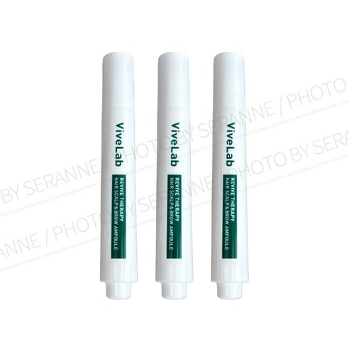바이브랩 헤어 스칼프 앤 브로우 앰플 15ml 3개, 상세페이지 참조