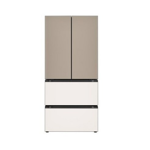 LG전자 디오스 오브제컬렉션 김치톡톡 김치냉장고 방문설치, 브라운 + 베이지 + 베이지, Z492GBC132S