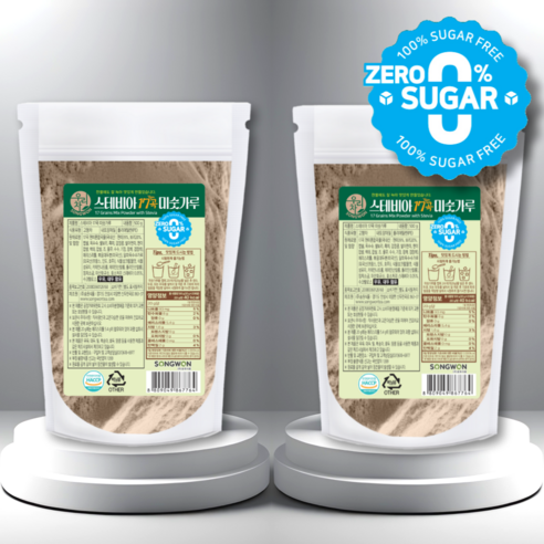 송원 우리차 스테비아 미숫가루 17곡 2개 세트, 500g