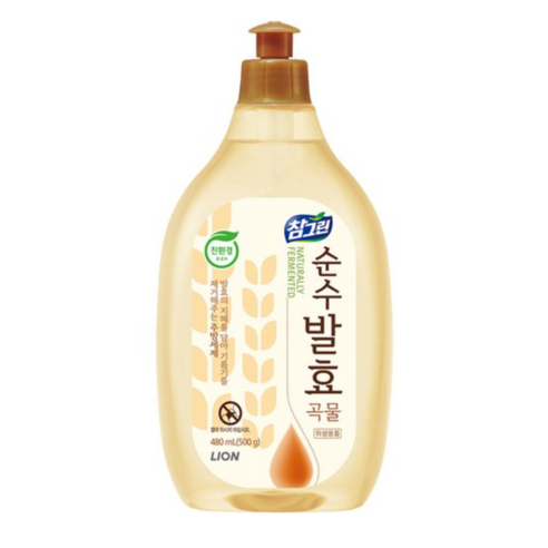 참그린 순수발효 곡물 주방세제, 480ml, 1개