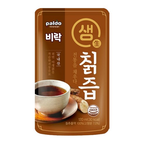 팔도 비락 생칡즙 100ml 20팩, 20개