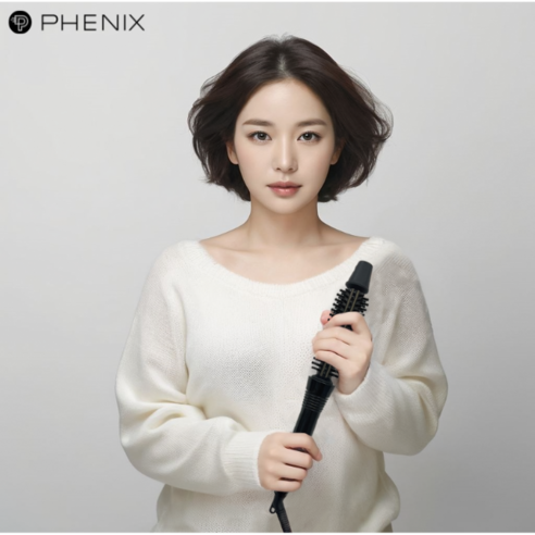 PHENIX 브러쉬 아이롱 고데기 18mm PN-736: 편리하고 효율적이며 다양한 스타일링 옵션을 제공하는 고품질 고데기