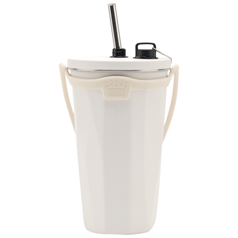캠핑용 304 스텐 보온보냉 텀블러, 1개, 600ml, 아이보리