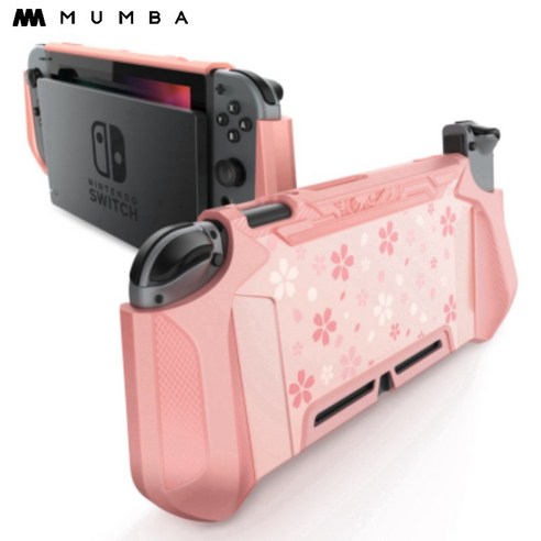 Mumba 닌텐도 스위치 케이스 보호커버 Nintendo Switch TPU케이스, 1개, BBPink