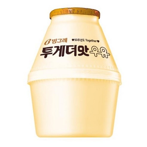 빙그레 투게더맛우유 바닐라 단지우유 16개 240ml 1세트