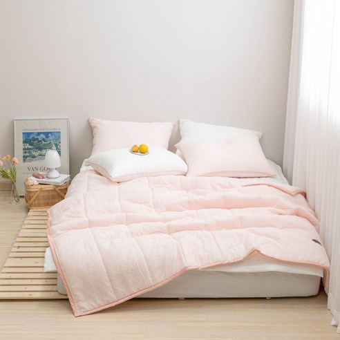 시원한 여름철 수면을 위한 슬리안 쿨 차렵이불 세트