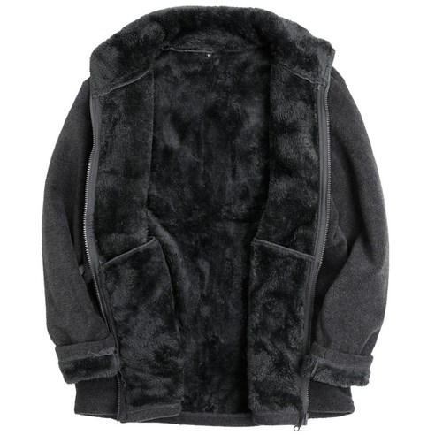 남녀공용 양털후리스 집업 - 따뜻하고 스타일리시한 겨울 아우터