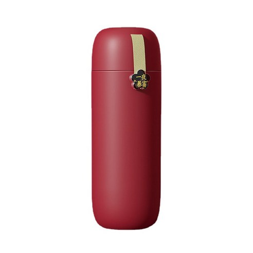 스마트텀블러 온도표시 텀블러 마카롱 보온보냉 텀블러, 레드, 450ml