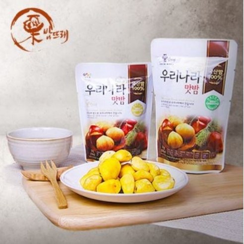 우리나라맛밤 국산밤 밤 맛밤, 50g, 5개입