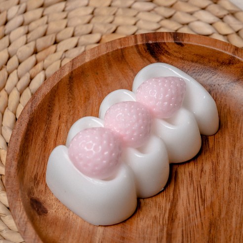 [이거쩌거] 디저트 쫀득말랑이 스트레스해소, 1개, 50g, 크림딸기