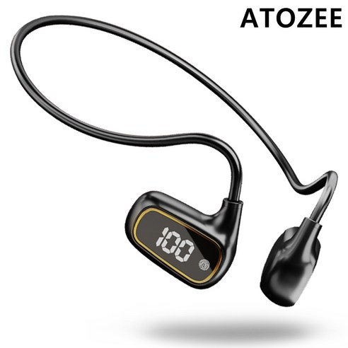 골전도 이어폰 5.3 블루투스 이어폰, 블랙