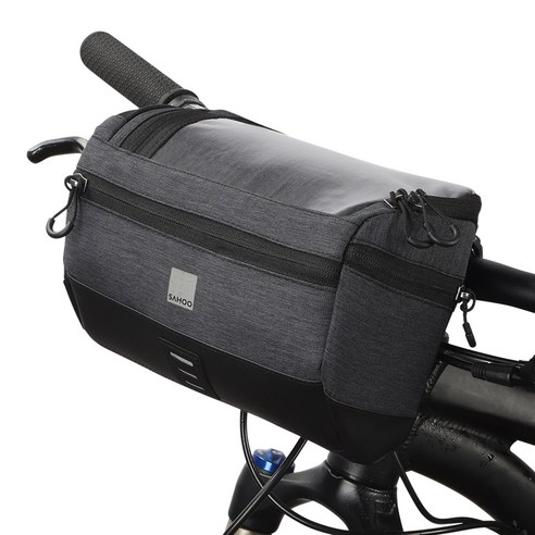 SAHOO 자전거 핸들 바 가방 도로 프론트 프레임 6inch 터치 스크린 전화 홀더, 1개