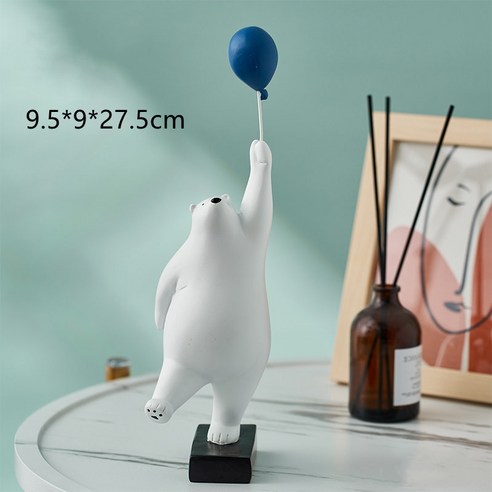 풍선 곰 장식품 거실 장식, A