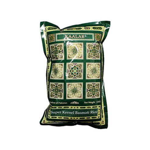 슈퍼 커넬 바스마티 라이스 찐쌀, 1kg, 1개