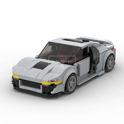 호환블럭 스피드챔피언 Audi R8 V10 아우디 스피드 스포츠카 MOC-39070 창작 신제품 레고스피드챔피언