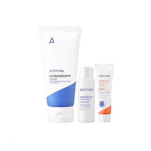 에스트라 아토베리어365 크림 80ml+하이드로에센스 25ml+ 무기자차 선크림 10ml, 1세트