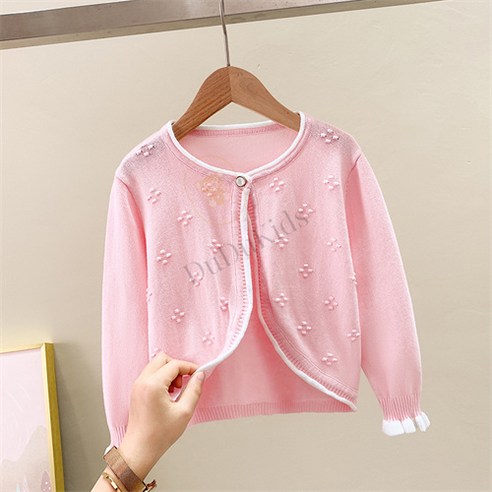 여름 여아가디건