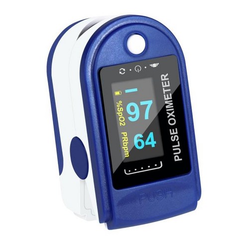 펄스 손가락 끝 블루투스 배터리 혈중 포화 심박수 모니터 산소 측정기 Easy Home Fingerip Pulse Oximeter 파형을 보여주는 회전 가능한 OLED 디스플레, 1개 산소포화측정기