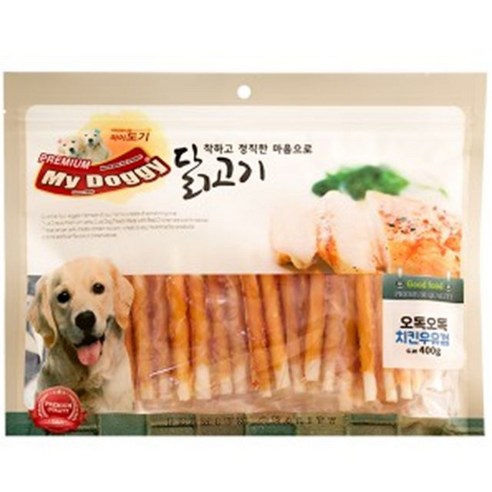 마이도기 착한 애견간식 300g, 6개, 치킨우유껌 300g 서울강아지우유 마이도기 착한 애견간식 300g, 6개, 치킨우유껌 300g 서울강아지우유