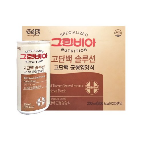 그린비아 고단백솔루션 200ml 60캔
