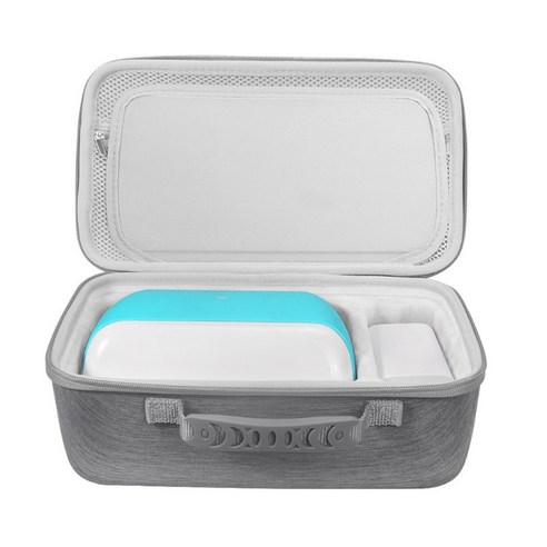 Cricut Joy Case Protective Bag Storage Bag Pouch Nylon Eva 운반 케이스 용, 회색