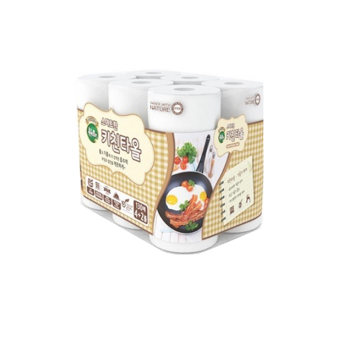 헬로 골든라벨 스마트한 키친타올, 130매, 6개