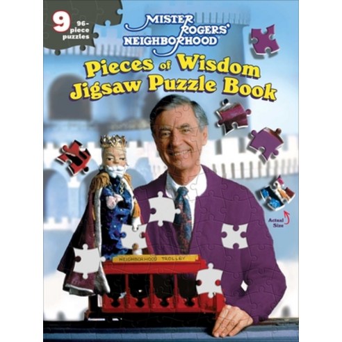 (영문도서) Mister Rogers'' Neighborhood: Pieces of Wisdom Jigsaw Puzzle Book Hardcover, Thunder Bay Press, English, 9781645176718
