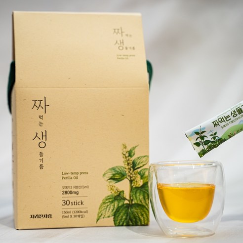 [답례품 선물세트] 국내산 저온압착 짜먹는 생들기름 스틱형, 단일수량, 150ml