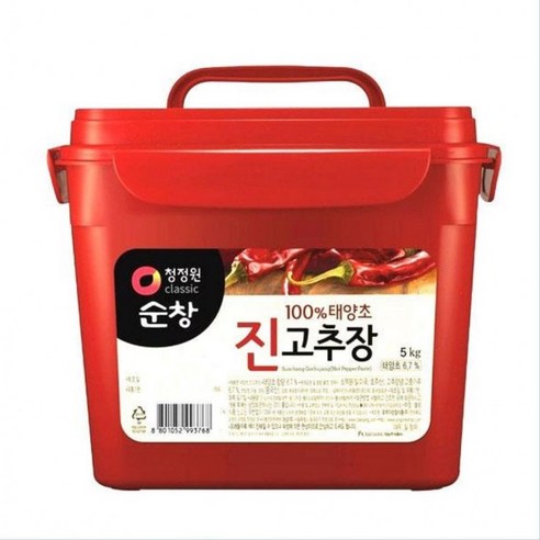 청정원순창 진고추장, 5kg, 26개