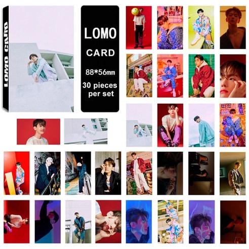 Kpop 엑소 EXO 포카 포토카드 굿즈 백현 8 번째 앨범 Lomo 카드 자체 제작 HD 종이 사진 카드 포토 카드