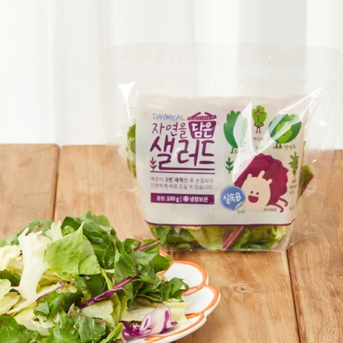 3분 완성! 건강한 아침, 데이밀 자연을담은 샐러드