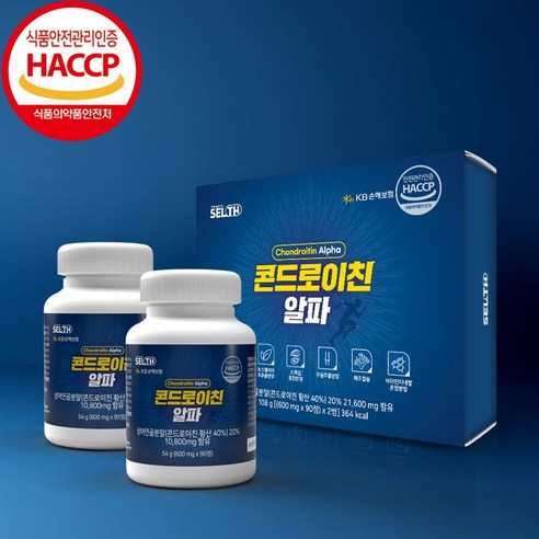 기타 브랜드 [etv]콘드로이친 알파 90정 x 2병 미국산 콘드로이친, 2개, 콘드로이친 알파, 90개