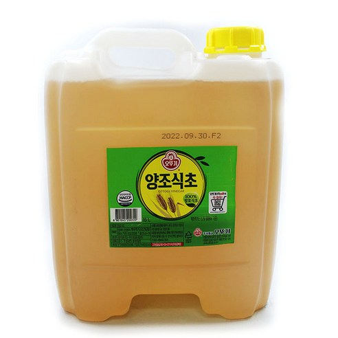 오뚜기 식당용 식초 15L (양조식초) – 1개 식초말통 오뚜기 식당용 식초 15L (양조식초) – 1개 식초말통