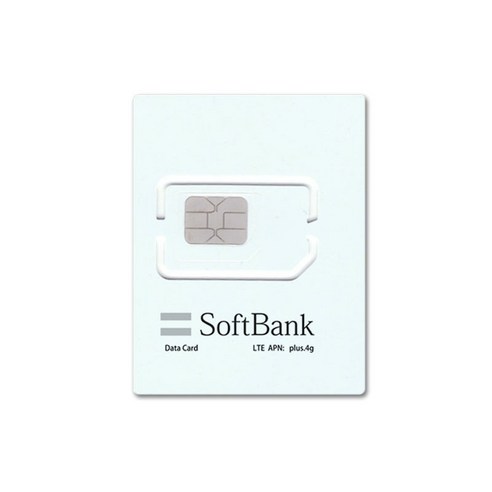 일본유심 SoftBank 소프트뱅크 데이터무제한 카드 칩, 5일 매일2GB소진후저속무제한